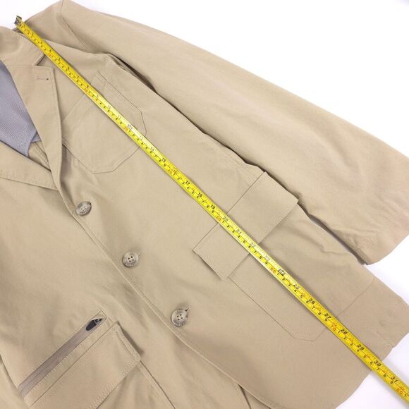 NEW Eddie Bauer Travex Travel Blazer Utility Jacket DWR Gorpcore Cargo Khaki 40 - Picture 3 of 12